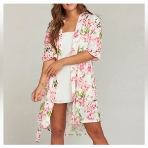 Show Me Your Mumu Brie Robe Floral Intimates & Sleepwear One Size